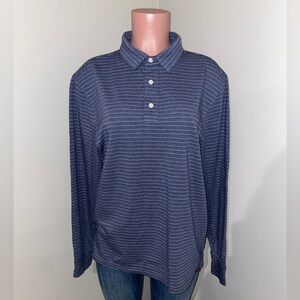 Faherty long-sleeve Movement Polo - Large